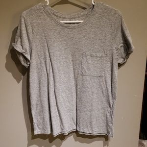 Gray Pocket Tee